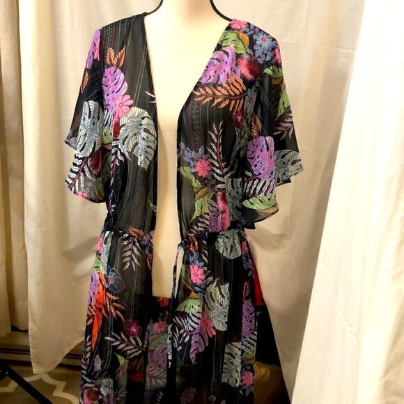 Baku swim tropical leaves cover up size M - Picture 8 of 8